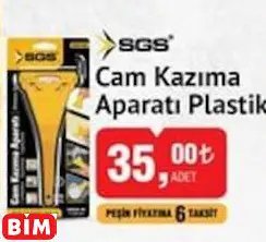 SGS CAM KAZIMA APARATI PLASTİK